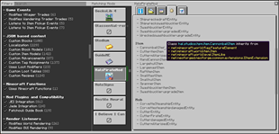 Code inheritance tooltips