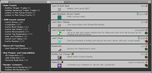 Overview Screen