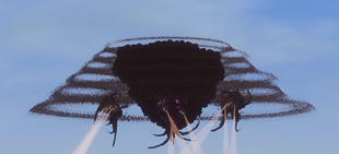 wither storm in distance