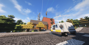 Factory Building with Lorry