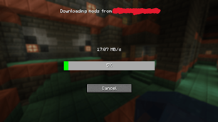 Screen when update button is clicked