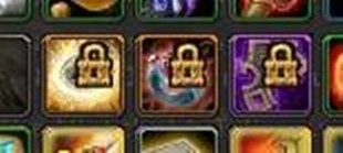 Locked items in blizzard default bags