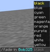 FadeCommandColorList