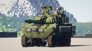 a tank used this mod