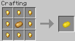 Рецепт создания золотой картошки