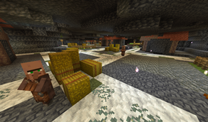 Underground Village in Mining Dimension