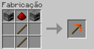 Self-casting pickaxe Craft