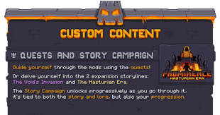 Prominence's Custom Content