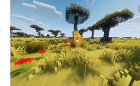 In game from a structure 