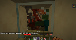 friendly animatronic outside, let him in