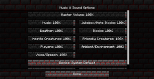 A settings menu in Deadslate.