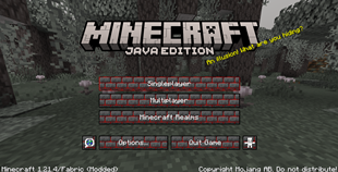 The main menu in Deadslate.