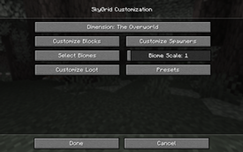 Customize SkyGrid Screen