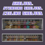 #1.0.0 Update: Shelves, standing shelves, ceiling shelves