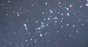 Sagittarius A* amidst galaxy stars