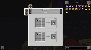 New crafting recipes