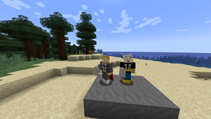 Me and friend playing the mod
