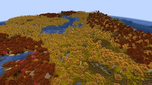 Biome Dependent grass, Regular birch, Not So Dark Forest