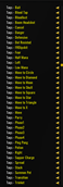 Sound List 1