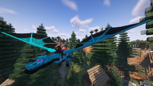 Flying Dragon carrying mobs