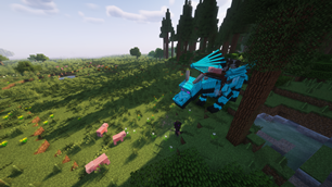 Dragon with Dragon Armor