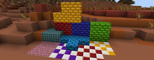 Colored bricks