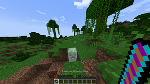 Fight creepers with Inverted Gravity Stick !