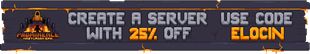 Create a server with 25% OFF