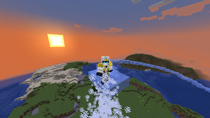 Ice elemental master making ice path