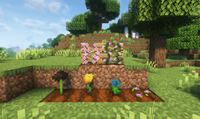 Experiment with cross-pollination to discover different types of flowers