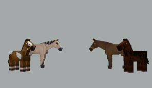 A comparison of Vanilla Ponies vs SWEM Horses