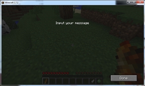 Write a message