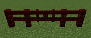 Red Nether Brick Fence and Fence Gate (v1.1.0)