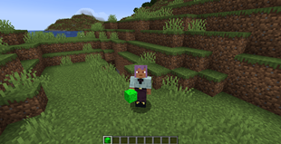 A player holding strange matter