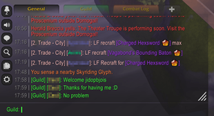 Chat frame (Default Skin)