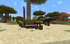 Some of the weapons that will be added