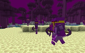 A new dimension, "The Depths of the End," and the mobs that inhabit it