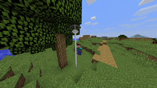 Player on a Grappling Hook Rope