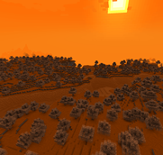 Orange biome