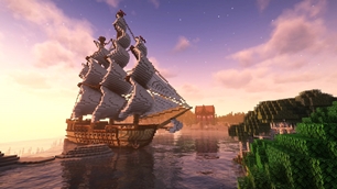 Ship at Dusk