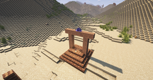 A decorated Nameless Altar