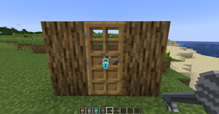 locked door