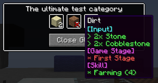 New recipe tooltips