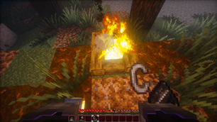 Lighting Campfire