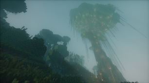 Giant jungle tree.
