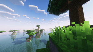 beautiful ocean with tropical islands.png