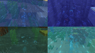 Biome dependent tint for all bubble types