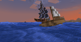 Ships reacts to the waves!
