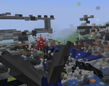 Pair vs giant dragon (ice and fire)