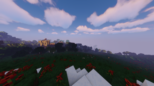 Village View On A Slope